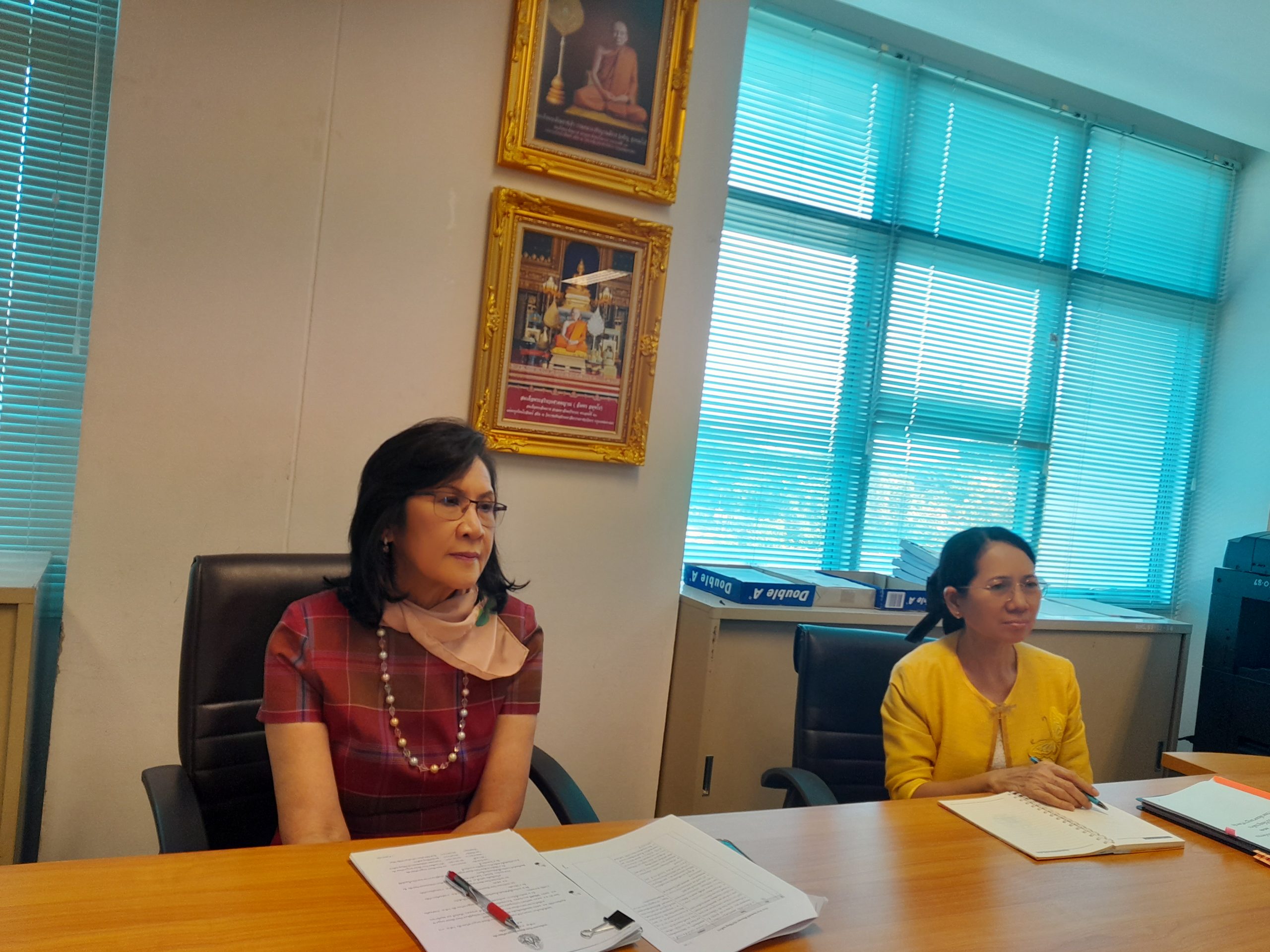 สถาบันวิจัยญาณสังวรร่วมหารือกับกองนิติการครั้งที่ ๒ เกี่ยวกับการปรับโครงสร้างส่วนงาน ระเบียบการส่งเส…